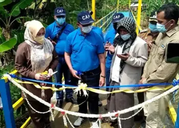 Bupati Pandeglang Resmikan Jembatan Penghubung Dua Kecamatan