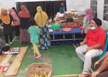 PMI Pinang Pasok Logistik Dapur Umum di Panunggangan Utara