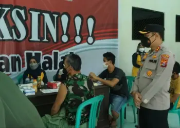 1.500 Warga Divaksin Covid-19 Oleh Polres Pandeglang