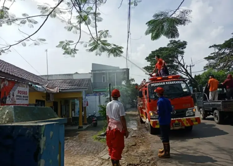 Satgas Penanganan Covid-19 Lebak Kembali Gencar Semprot Cairan Disinfektan