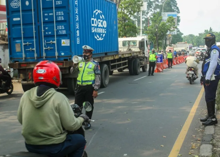 Penyekatan PPKM Darurat di Batuceper