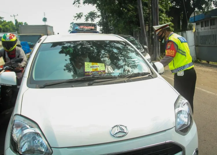 Penyekatan PPKM Darurat di Batuceper