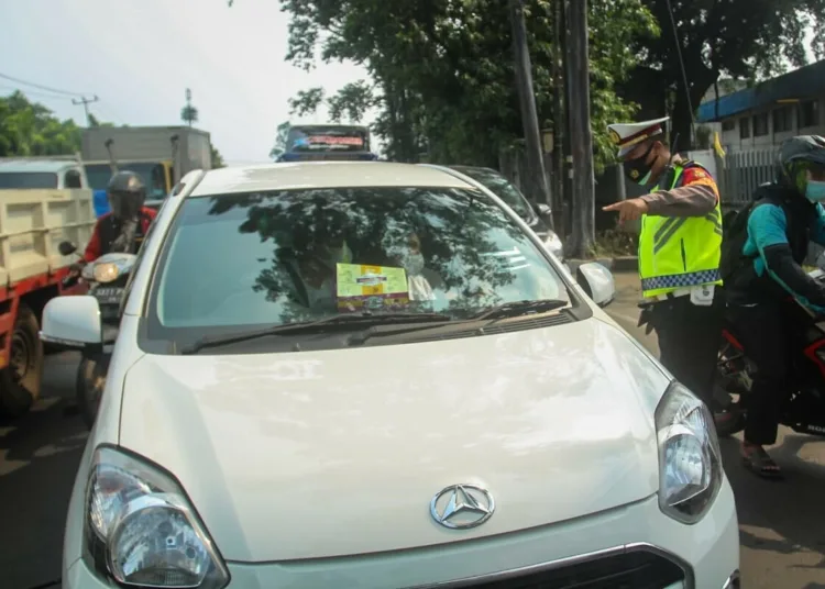 Penyekatan PPKM Darurat di Batuceper