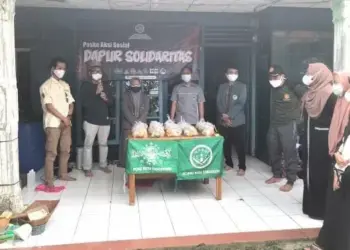 PAC IPNU dan IPPNU Batuceper Dirikan Dapur Solidaritas Bantu Warga Isoman