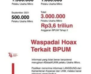 Waspada Hoaks Pencairan BPUM Tahap Ketiga