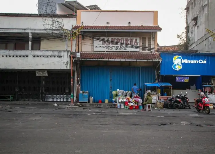 Pasar Lama di Kota Tangerang Sepi Pengunjung