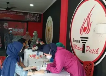 DPD Taruna Merah Putih Provinsi Banten Gelar Vaksinasi Covid-19