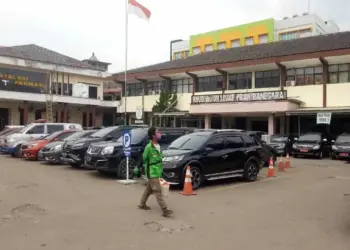 RSDP Serang tampak dari depan, Senin (9/8/2021). (SIDIK/SATELITNEWS.ID)