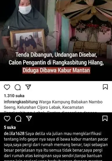 Muncul Akun Mengatasnamakan Delila Beri Klarifikasi, Netizen: Ngisinkeun