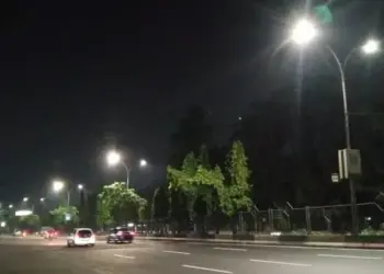 Lampu PJU di Kota Tangerang Dinyalakan Secara Bertahap