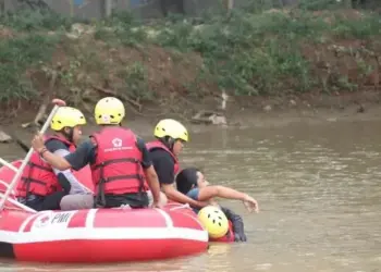 Uji Kesigapan Relawan, PMI Kota Tangerang Gelar Simulasi Penanganan Bencana