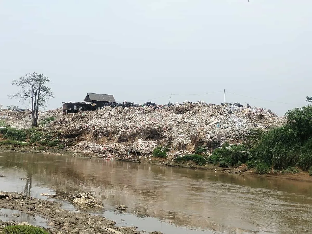 BBWSCC Minta TPS Liar di Bantaran Sungai Cisadane Ditertibkan