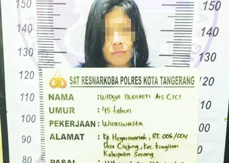 Simpan Sabu, Seorang Janda Asal Kutabaru Ditangkap