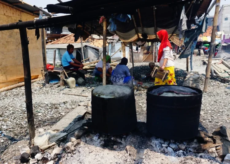 Potret Geliat Pedagang Kerang Ijo di Kabupaten Tangerang