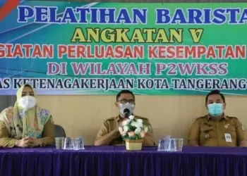 Perluas Kesempatan Kerja, Disnaker Kota Tangerang Gelar Pelatihan Barista