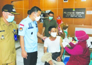 Wabup dan Sekda Blusukan Pantau Pilkades di Kabupaten Tangerang