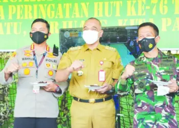 Bupati dan Kapolres Ikut Peringati HUT TNI ke-76