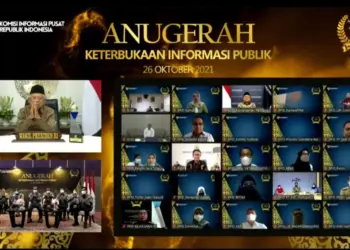 Wujudkan Keterbukaan Informasi Publik, Kemendag Terima Penghargaan “Badan Publik Informatif” Tahun 2021