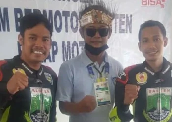 Bermotor Banten Masuk Babak Final Nomor Beregu