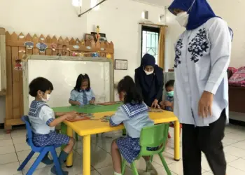 PAUD Anyelir Akhirnya Dibuka, Para Siswa Antusias