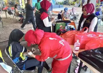 Untuk Kebutuhan Logistik Saat Bencana, PMI Kota Tangerang Terima Bantuan 300 Kg Beras