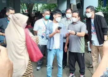 Banyak Doorprize, Vaksinasi Apindo-Disnaker Kota Tangerang Disambut Antusias