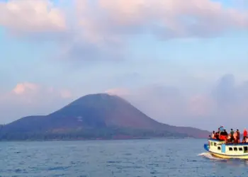 Gunung Anak Krakatau (GAK) Status Waspada. (ISTIMEWA)