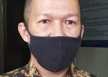 Irban I Inspektorat Pandeglang, Gunara Daradjat, di wawancara wartawan di lingkungan kantor Inspektorat Pandeglang, beberapa waktu lalu. (DOKUMEN/SATELITNEWS.ID)