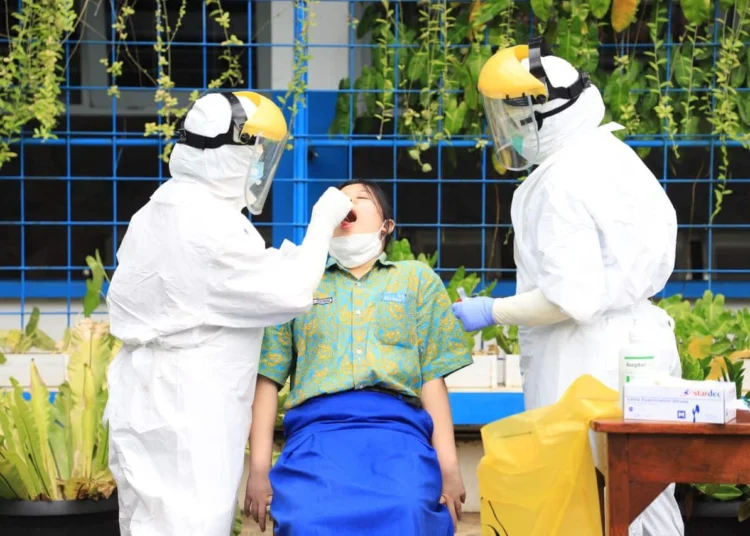 405 Pelajar di Kota Tangerang Di-swab PCR