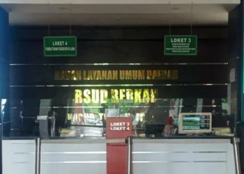 Loket pelayanan RSUD Berkah Pandeglang. (ISTIMEWA)