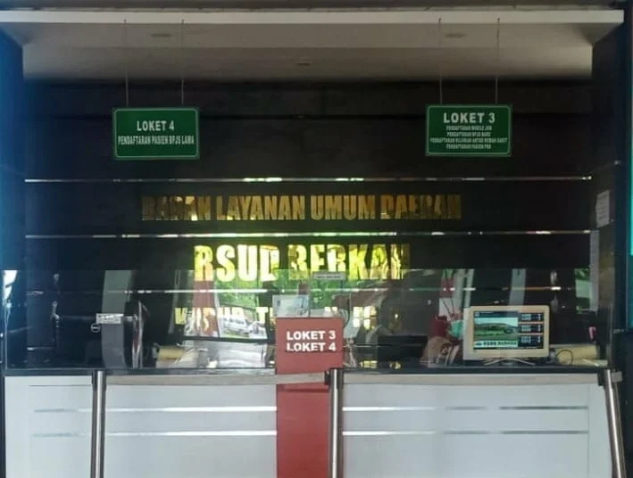 Loket pelayanan RSUD Berkah Pandeglang. (ISTIMEWA)