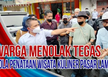 Video Warga Kawasan Pasar Lama Kukuh Tolak Pola Penataan