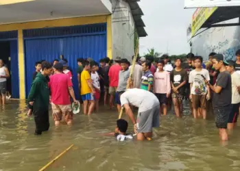 Bermain di Kala Banjir, Bocah di Kunciran Tenggelam di Saluran Air