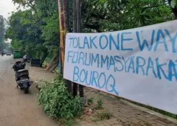 Muncul Spanduk Penolakan Sistem One Way di Kota Tangerang