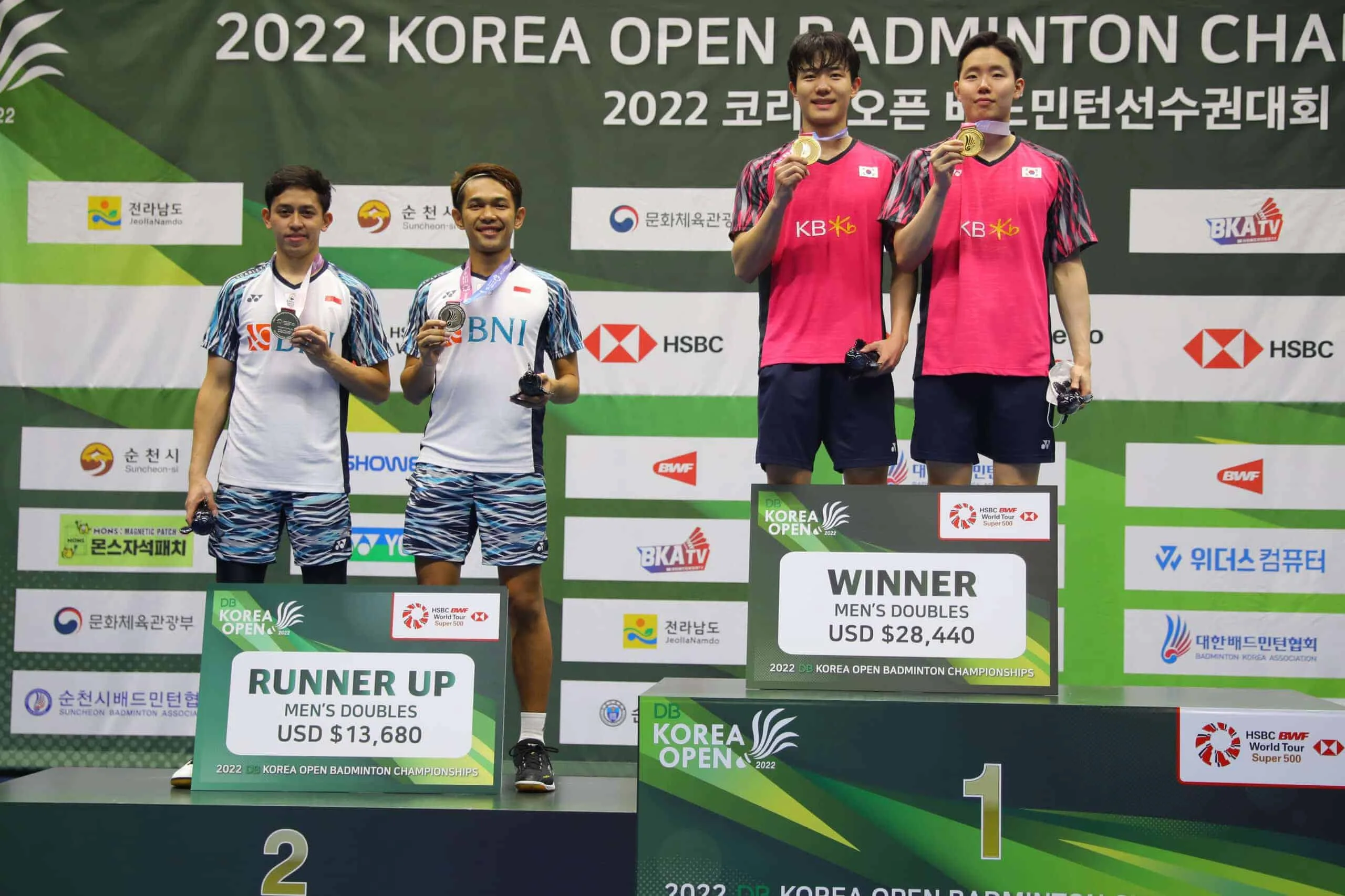 Christie dan Fajar/Rian Runner Up, Indonesia Tanpa Gelar Juara di Korea Terbuka