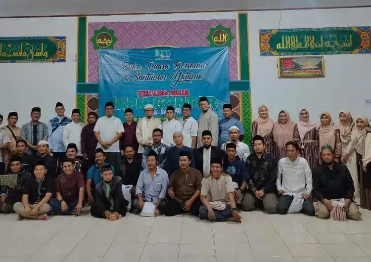 Suasana kegiatan buka puasa bersama dan santunan yatim, yang diadakan di Pondok Pesantren Darussalam, Pandeglang. (ISTIMEWA)