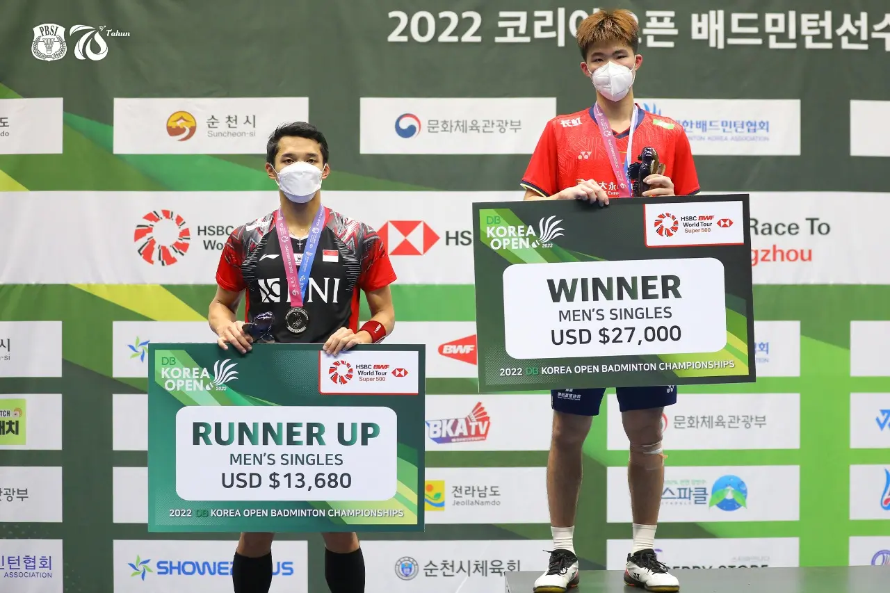 Christie dan Fajar/Rian Runner Up, Indonesia Tanpa Gelar di Korea Terbuka 