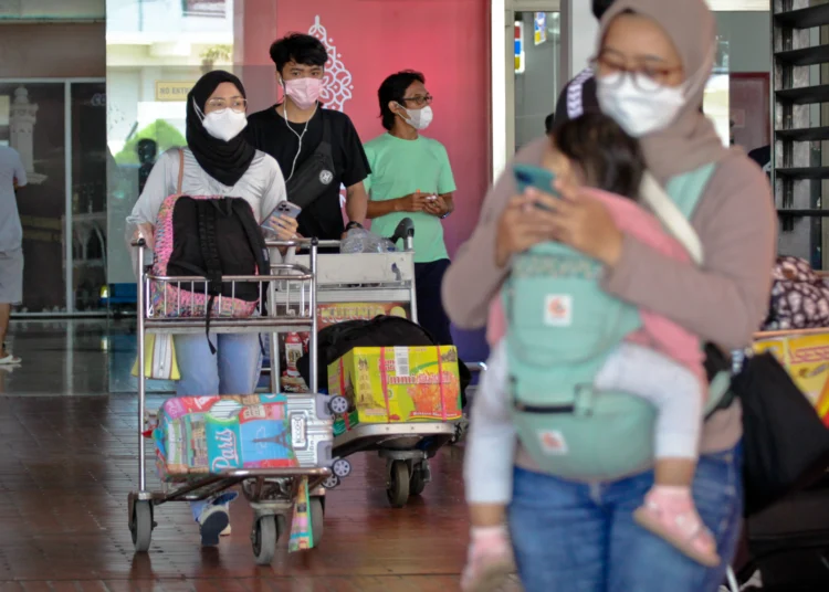 Foto Arus Balik di Bandara Soekarno Hatta Tangerang