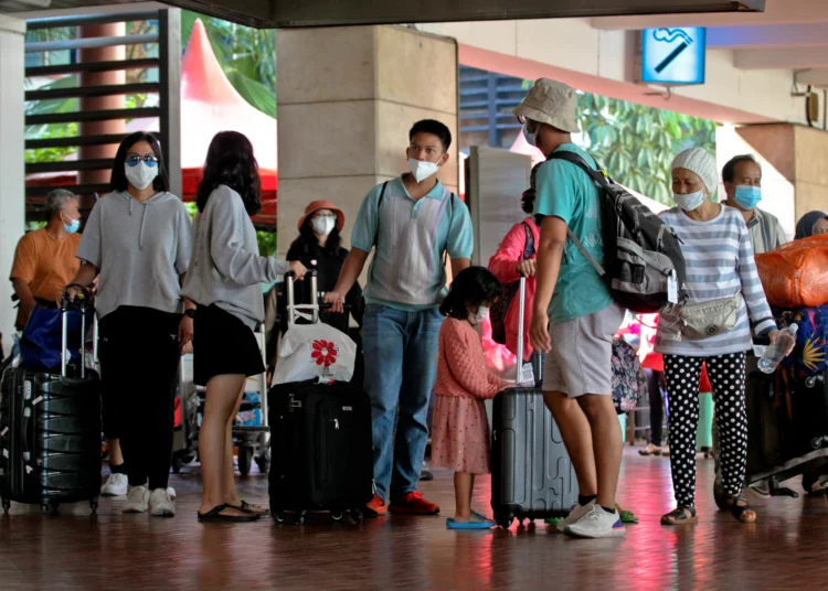 Foto Arus Balik di Bandara Soekarno Hatta Tangerang