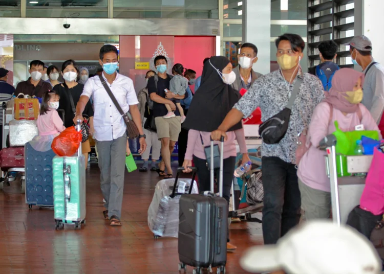 Foto Arus Balik di Bandara Soekarno Hatta Tangerang