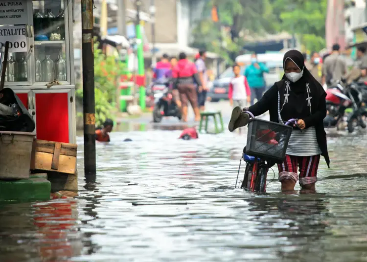 Foto Kawasan Galeong, Karawaci, Kota Tangerang Dilanda Banjir