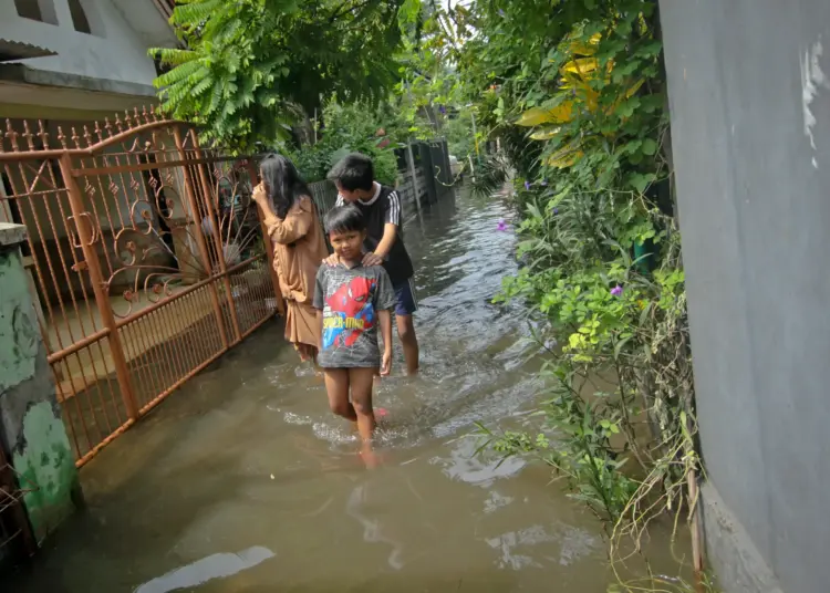 Foto Kawasan Galeong, Karawaci, Kota Tangerang Dilanda Banjir