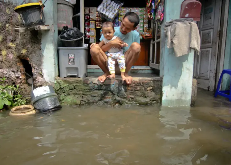 Foto Kawasan Galeong, Karawaci, Kota Tangerang Dilanda Banjir