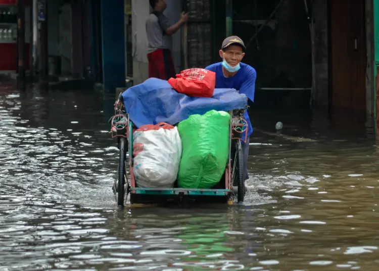 Foto Kawasan Galeong, Karawaci, Kota Tangerang Dilanda Banjir