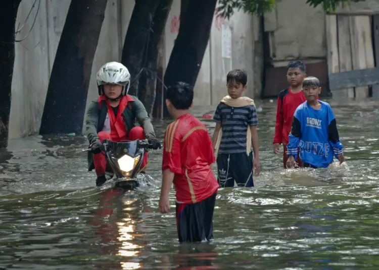 Foto Kawasan Galeong, Karawaci, Kota Tangerang Dilanda Banjir