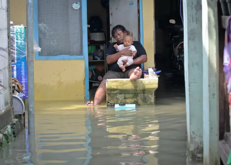 Foto Kawasan Galeong, Karawaci, Kota Tangerang Dilanda Banjir