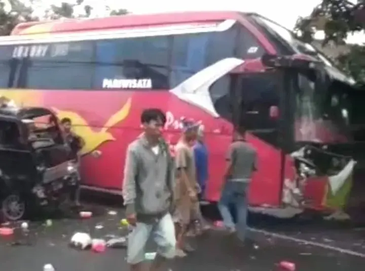 TKP Laka maut di Baros, Sabtu (28/5/2022). (ISTIMEWA)