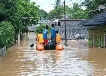 Sejumlah kecamatan di Pandeglang, kerap dilanda banjir. (ISTIMEWA)