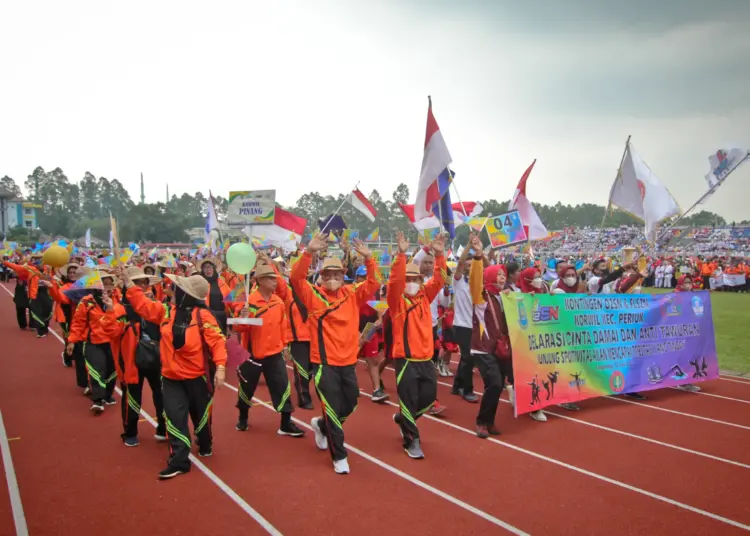 Foto Pembukaan O2SN dan FLS2N Kota Tangerang 2022