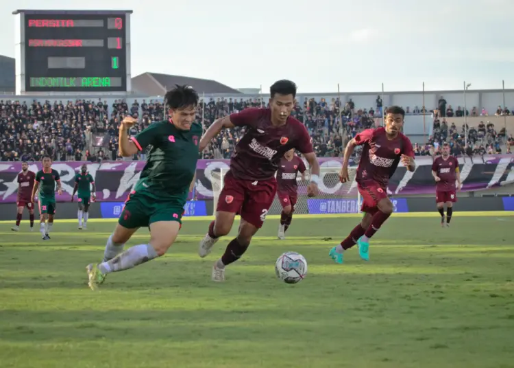 Foto Persita Ditahan Imbang PSM Makassar di Laga Uji Coba